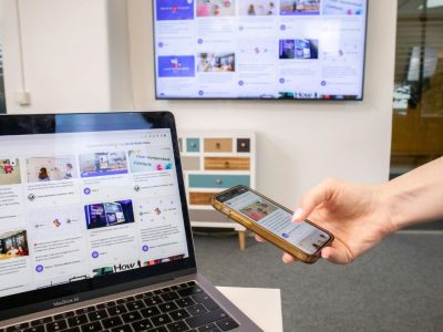 Partage écran sur samsung