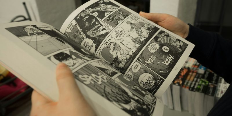 Lecture d'un manga