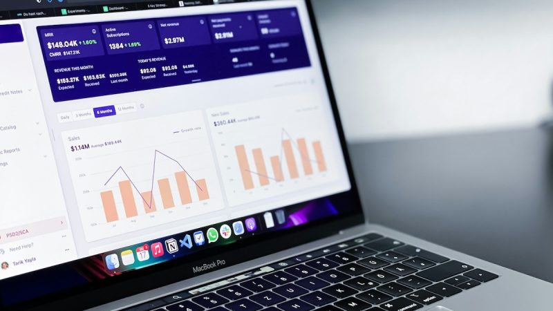 Tableau de bord et suivi financier d'une entreprise